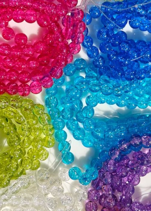 glass beads for bracelet