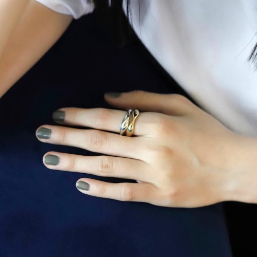 gold plated ring set